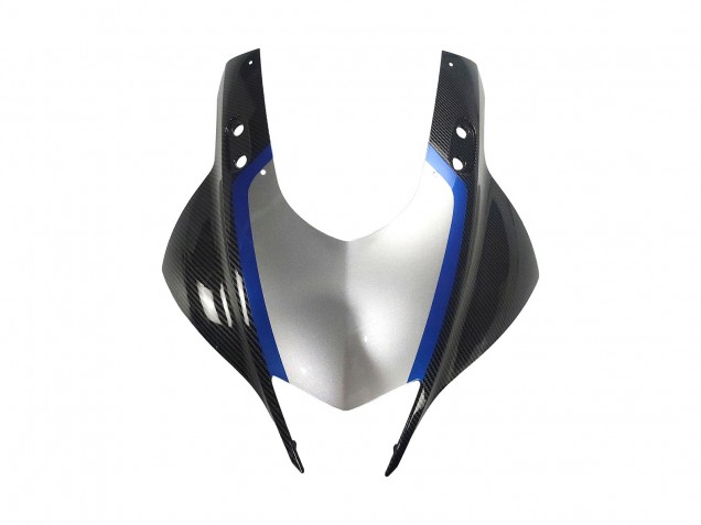 Black Carbon Fiber Style Silver Blue 2022-2024 Yamaha YZF R3/R25 Motorcycle Fairings