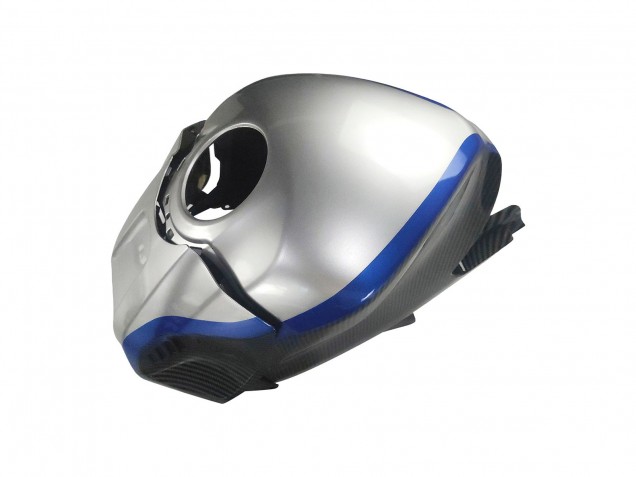 Black Carbon Fiber Style Silver Blue 2022-2024 Yamaha YZF R3/R25 Motorcycle Fairings
