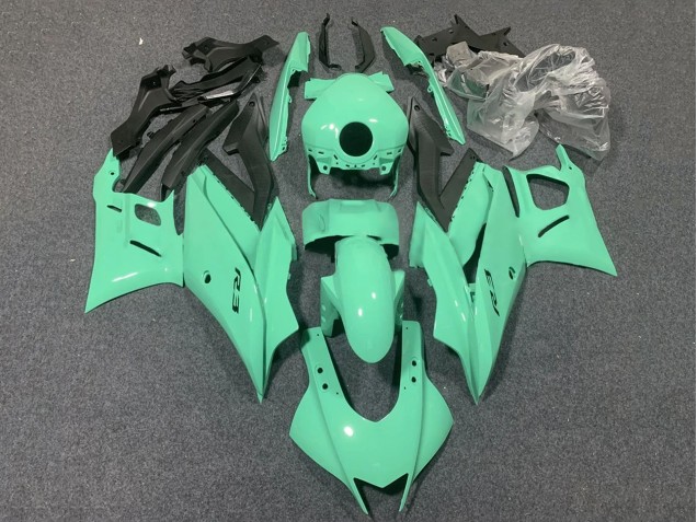 Light Green 2022-2024 Yamaha YZF R3/R25 Motorcycle Fairings