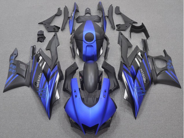 Blue Matte Black Monster 2022-2024 Yamaha YZF R3/R25 Motorcycle Fairings