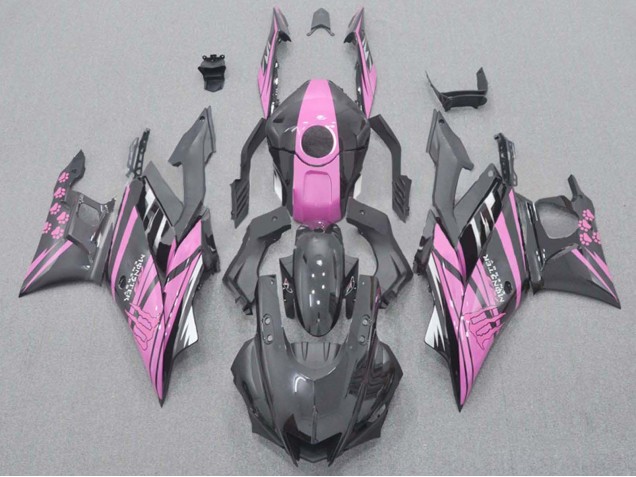 Pink Black Monster 2022-2024 Yamaha YZF R3/R25 Motorcycle Fairings