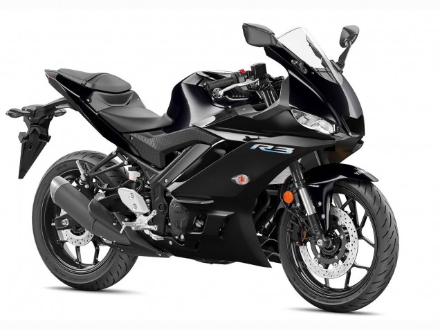 Glossy Black 2022-2024 Yamaha YZF R3/R25 Motorcycle Fairing