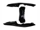 Glossy Black 2022-2024 Yamaha YZF R3/R25 Motorcycle Fairings