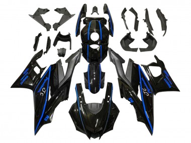 Glossy Black Blue 2022-2024 Yamaha YZF R3/R25 Motorcycle Fairings
