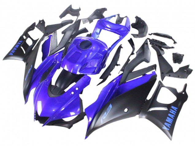 Blue Matte Black 2022-2024 Yamaha YZF R3/R25 Motorcycle Fairing