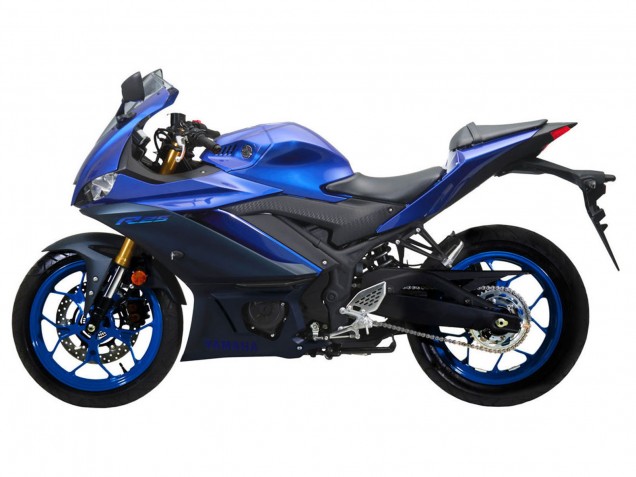 Blue Matte Black 2022-2024 Yamaha YZF R3/R25 Motorcycle Fairing