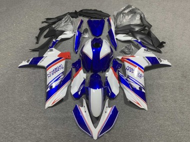 Blue White Red Semakin Didepan 2022-2024 Yamaha YZF R3/R25 Motorcycle Fairings
