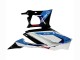 White Blue Red Black 2022-2024 Yamaha YZF R3/R25 Motorcycle Fairings