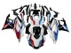 White Blue Red Black 2022-2024 Yamaha YZF R3/R25 Motorcycle Fairings