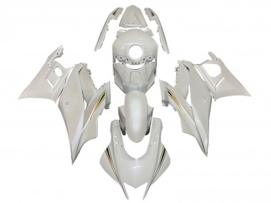 White Gold 2022-2024 Yamaha YZF R3/R25 Motorcycle Fairings