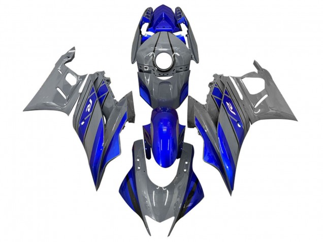 Dark Grey Blue 2022-2024 Yamaha YZF R3/R25 Motorcycle Fairings