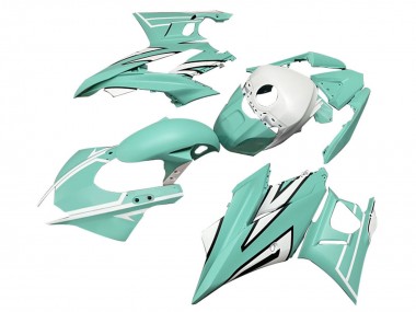 Light Green White Black Stripe 2022-2024 Yamaha YZF R3/R25 Motorcycle Fairings