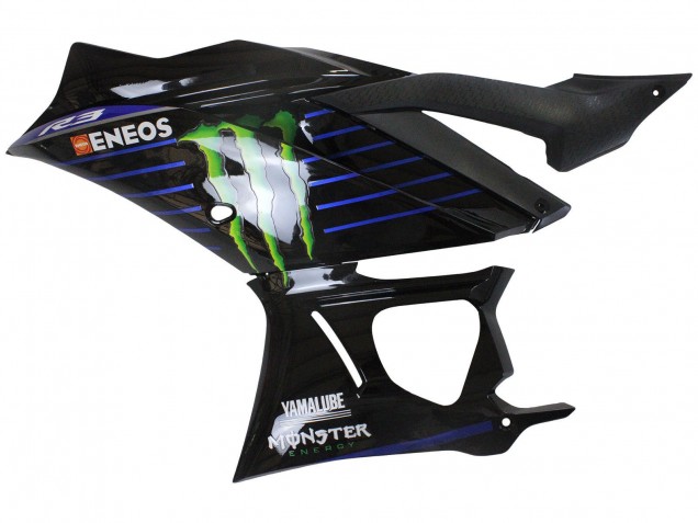 Blue Green Black Monster Yamalube ENEOS 2022-2024 Yamaha YZF R3/R25 Motorcycle Fairings
