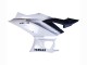 White 2022-2024 Yamaha YZF R3/R25 Motorcycle Fairings