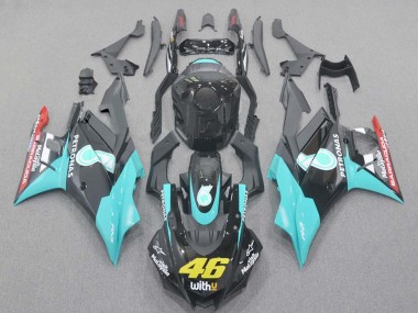 Light Blue Red Black Petronas 46 2022-2024 Yamaha YZF R3/R25 Motorcycle Fairings