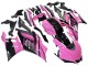 Pink Glossy Black Monster 2022-2024 Yamaha YZF R3/R25 Motorcycle Fairings