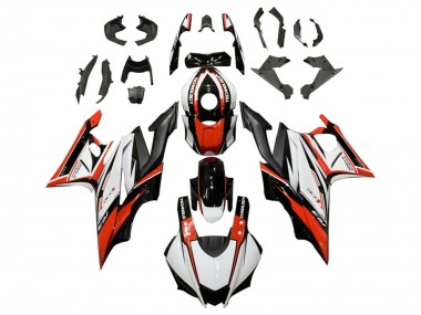 White Red Black 2022-2024 Yamaha YZF R3/R25 Motorcycle Fairing Kits