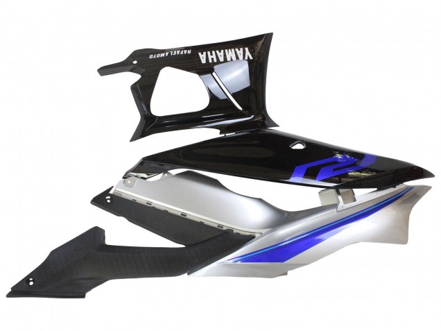Silver Blue Glossy Black 2022-2024 Yamaha YZF R3/R25 Motorcycle Fairings