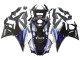 Silver Blue Glossy Black 2022-2024 Yamaha YZF R3/R25 Motorcycle Fairings