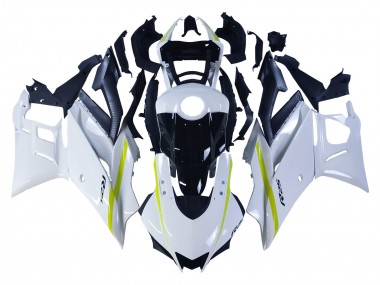 White Yellow Black 2022-2024 Yamaha YZF R3/R25 Motorcycle Fairings