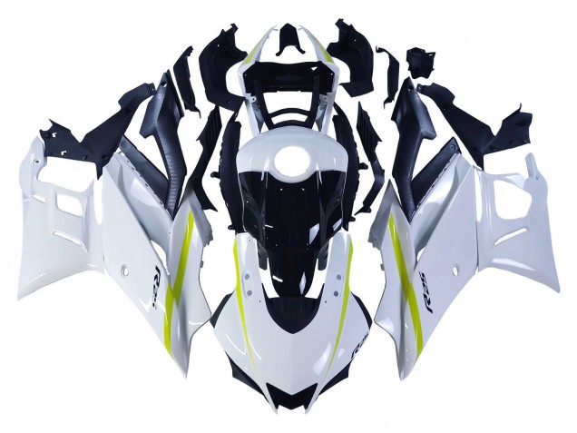 White Yellow Black 2022-2024 Yamaha YZF R3/R25 Motorcycle Fairings