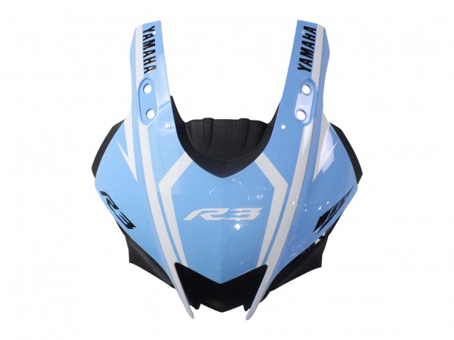 White Light Blue 2022-2024 Yamaha YZF R3/R25 Motorcycle Fairings