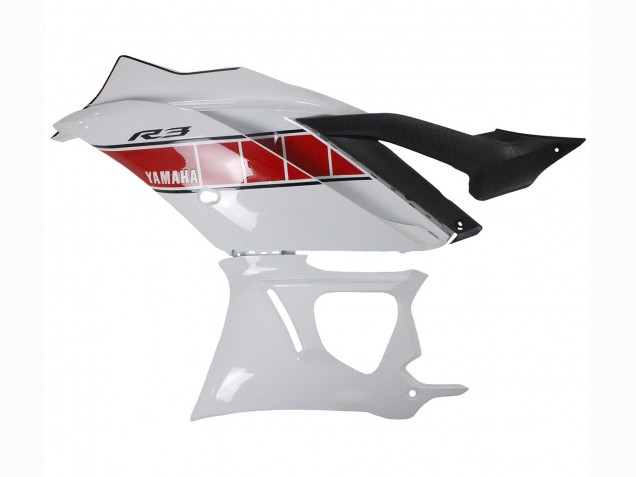 White Red Yellow Black 2022-2024 Yamaha YZF R3/R25 Motorcycle Fairings