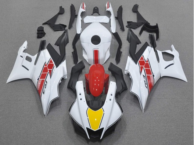 White Red Yellow Black 2022-2024 Yamaha YZF R3/R25 Motorcycle Fairings