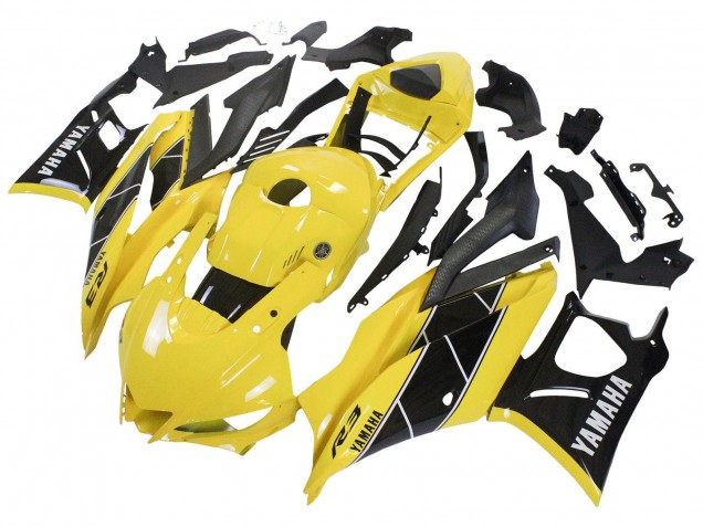 Yellow Black 2022-2024 Yamaha YZF R3/R25 Motorcycle Fairing