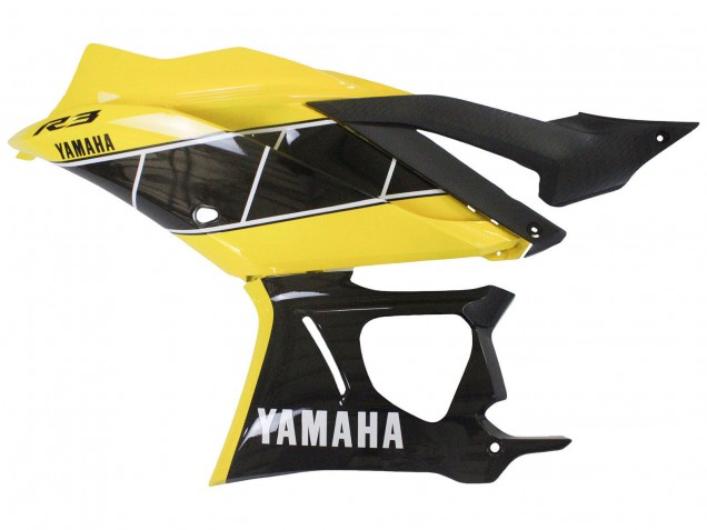 Yellow Black 2022-2024 Yamaha YZF R3/R25 Motorcycle Fairing