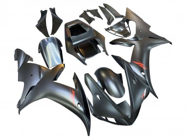 Matte Black Red 2002-2003 Yamaha YZF 1000 R1 Motorcycle Fairings
