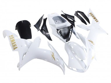 White Gold Decals 2002-2003 Yamaha YZF 1000 R1 Motorcycle Fairings
