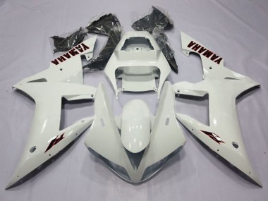 Pearl White Black 2002-2003 Yamaha YZF 1000 R1 Motorcycle Fairings