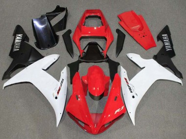 Red White Black 2002-2003 Yamaha YZF 1000 R1 Motorcycle Fairings