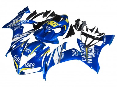 Blue White Yellow Motul Gauloises 46 2004-2006 Yamaha YZF 1000 R1 Motorcycle Fairings