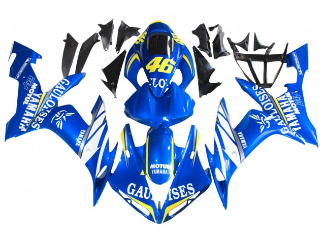 Blue White Yellow Motul Gauloises 46 2004-2006 Yamaha YZF 1000 R1 Motorcycle Fairings