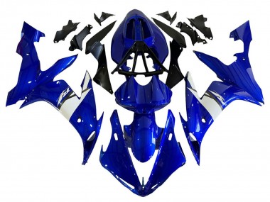 Blue White 2004-2006 Yamaha YZF 1000 R1 Motorcycle Fairings