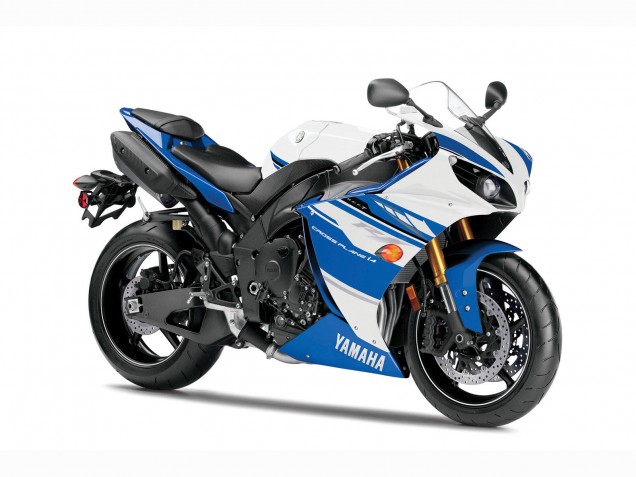 White Light Blue 2007-2008 Yamaha YZF 1000 R1 Motorcycle Fairings