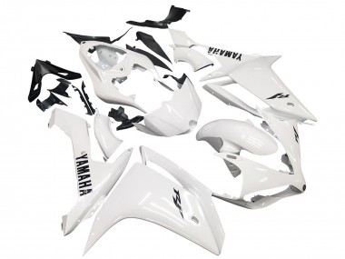 White Black 2007-2008 Yamaha YZF 1000 R1 Motorcycle Fairings