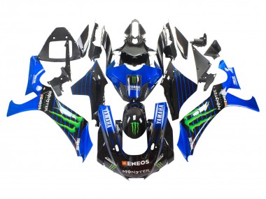 Blue Black Green Black ENEOS Monster 2020-2025 Yamaha YZF 1000 R1 Motorcycle Fairings