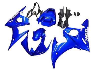 Blue 2003-2004 Yamaha YZF R6 Motorcycle Fairing