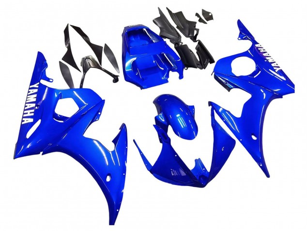 Blue 2003-2004 Yamaha YZF R6 Motorcycle Fairing