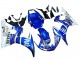 White Blue Fiat Motul Kastinee 2006-2009 Yamaha YZF R6S Motorcycle Fairings