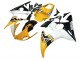 Yellow White Glossy Black 2006-2009 Yamaha YZF R6S Motorcycle Fairings