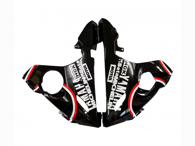 Glossy Black Red White Lucky Strike Motul 2006-2009 Yamaha YZF R6S Motorcycle Fairings