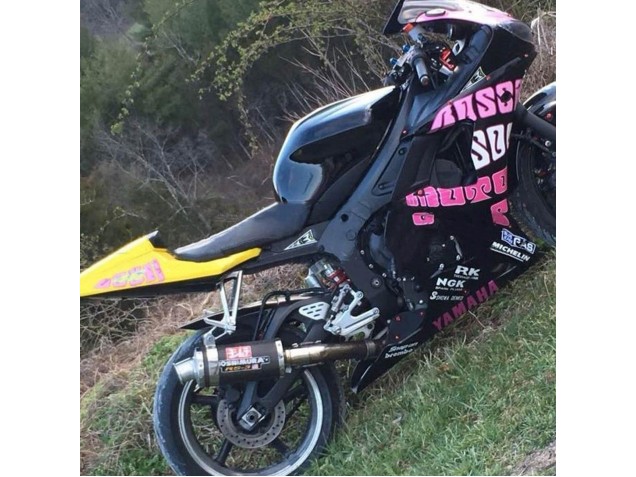 Yellow Pink Glossy Black Rossi Repsol 46 2006-2009 Yamaha YZF R6S Motorcycle Fairings
