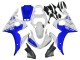 White Blue GYTR 2006-2009 Yamaha YZF R6S Motorcycle Fairings