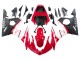 Red White Matte Black 2006-2009 Yamaha YZF R6S Motorcycle Fairings