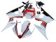 White Red Glossy Black 2006-2009 Yamaha YZF R6S Motorcycle Fairings