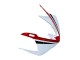 White Red Glossy Black 2006-2009 Yamaha YZF R6S Motorcycle Fairings